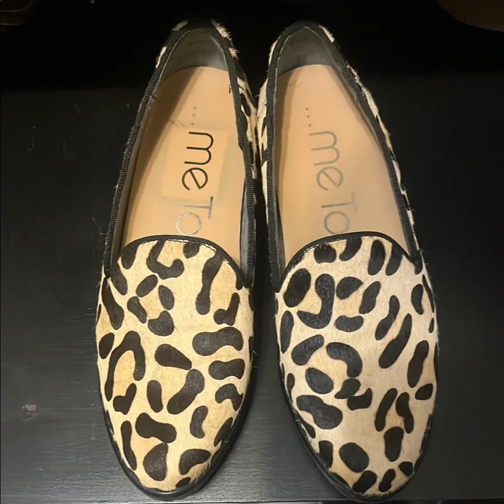 Me Too Women's Leopard Print Loafers - Picture 1 of 7